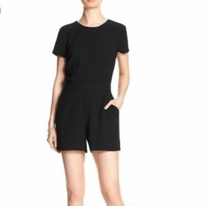 NWT Banana Republic Black Romper Sz 2